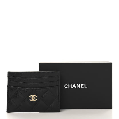 Chanel Caviar Quilted Business Card Holder Black 9 of 9
