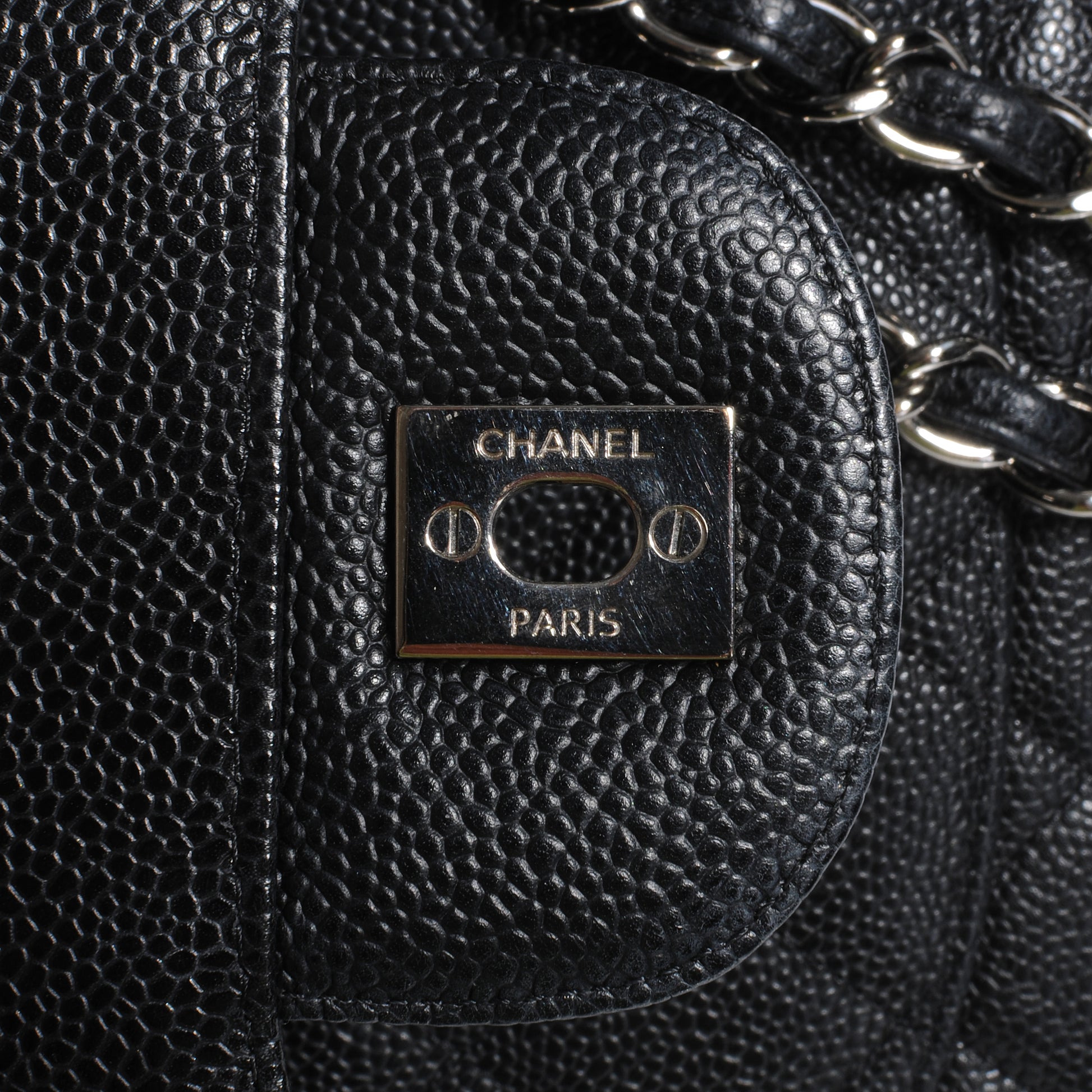 Chanel Caviar Jumbo Single Flap Black 6 of 9