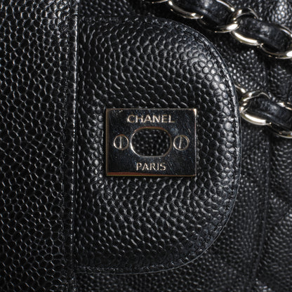 Chanel Caviar Jumbo Single Flap Black 6 of 9