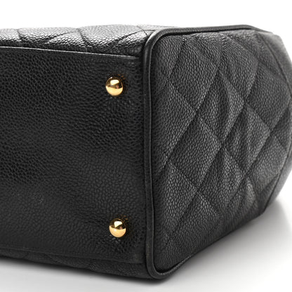 Chanel Caviar Quilted Large Bowler Black 10 of 10