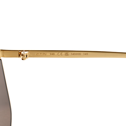 Louis Vuitton Metal LV Golden Mask Sunglasses Z1717U Gold 5 of 8
