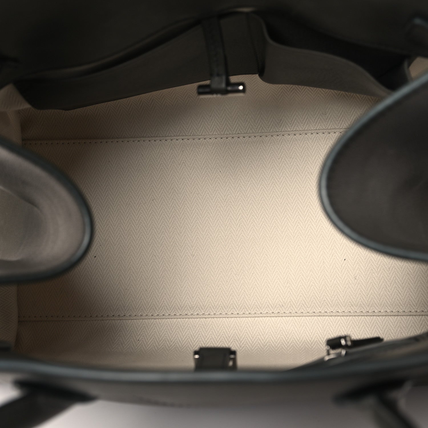 The Row Polished Saddle Calfskin Soft Margaux 12 Koala Grey 5 of 11