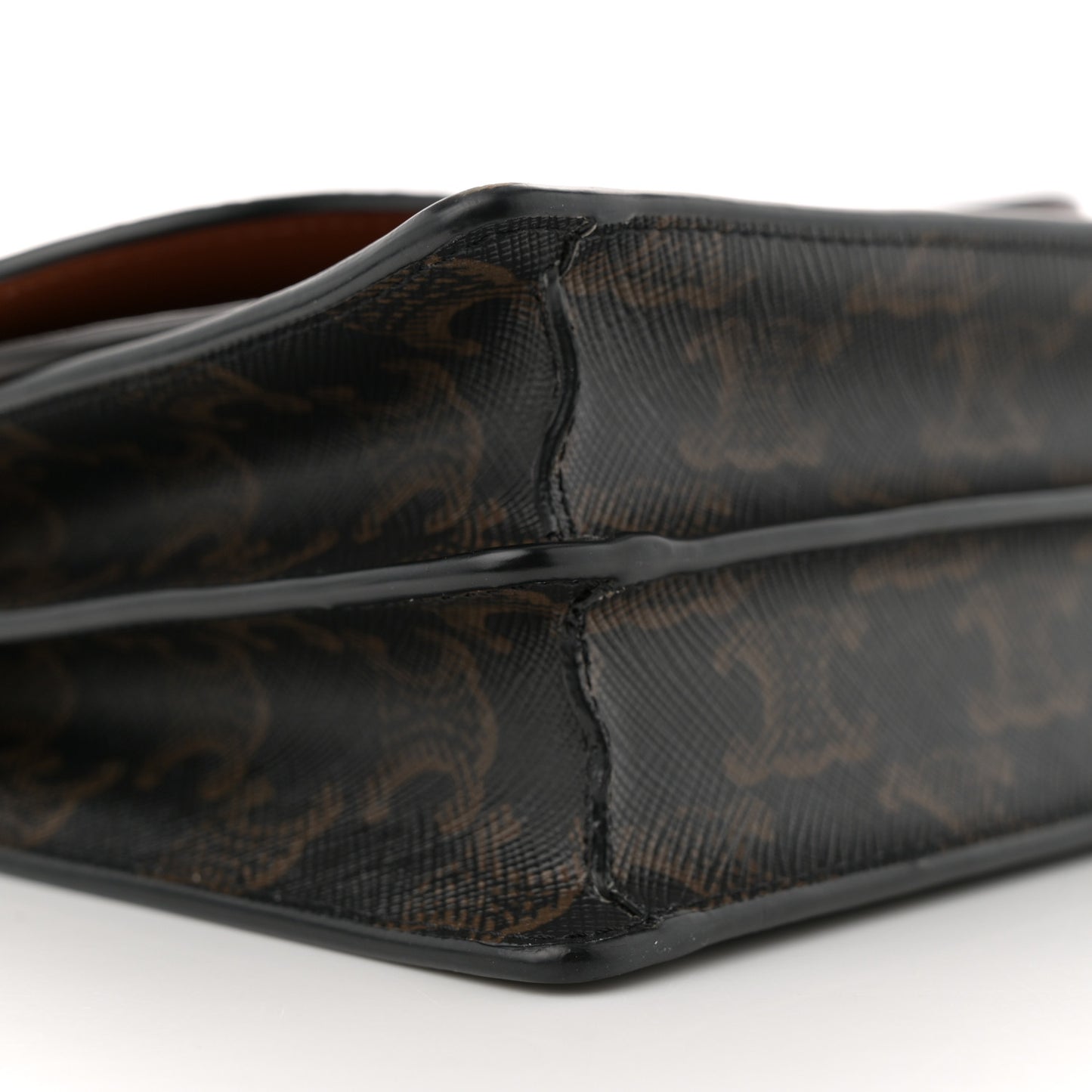 Triomphe Canvas Lambskin Wallet On Strap Tan