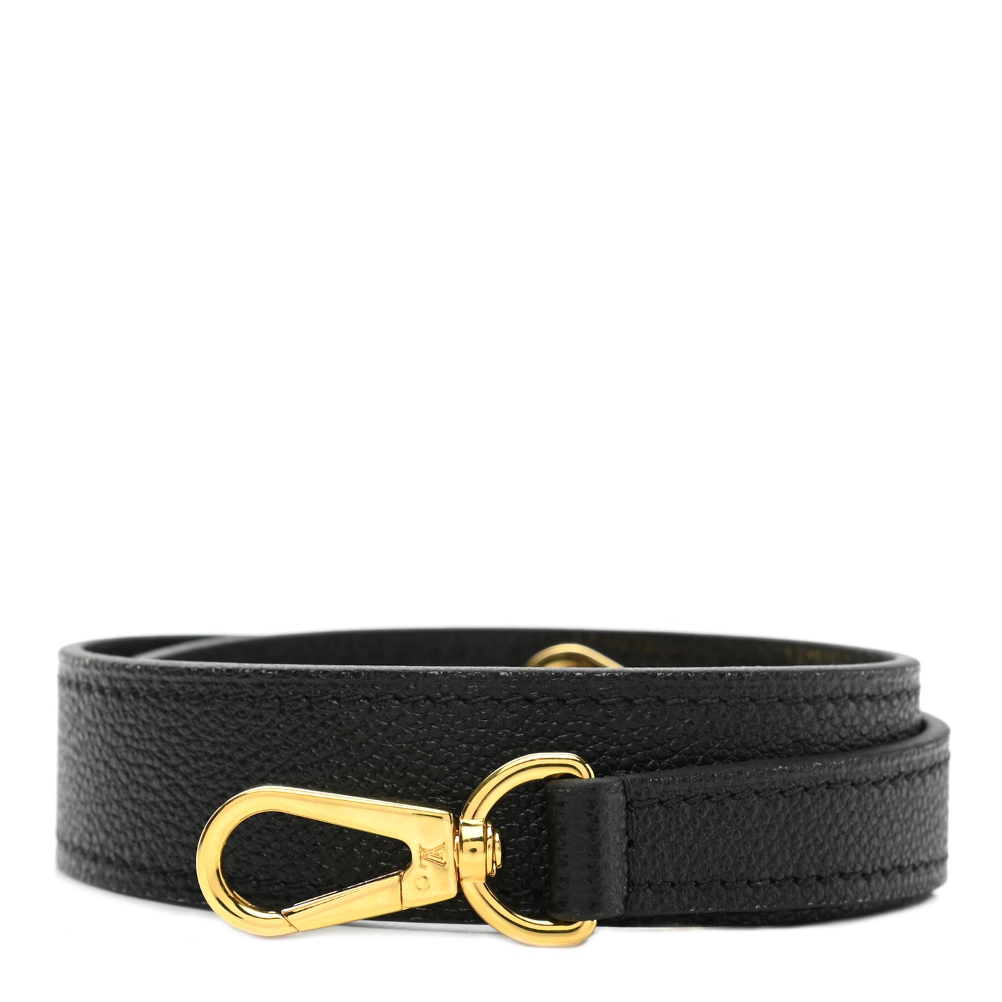 Calfskin Montaigne Shoulder Strap Black
