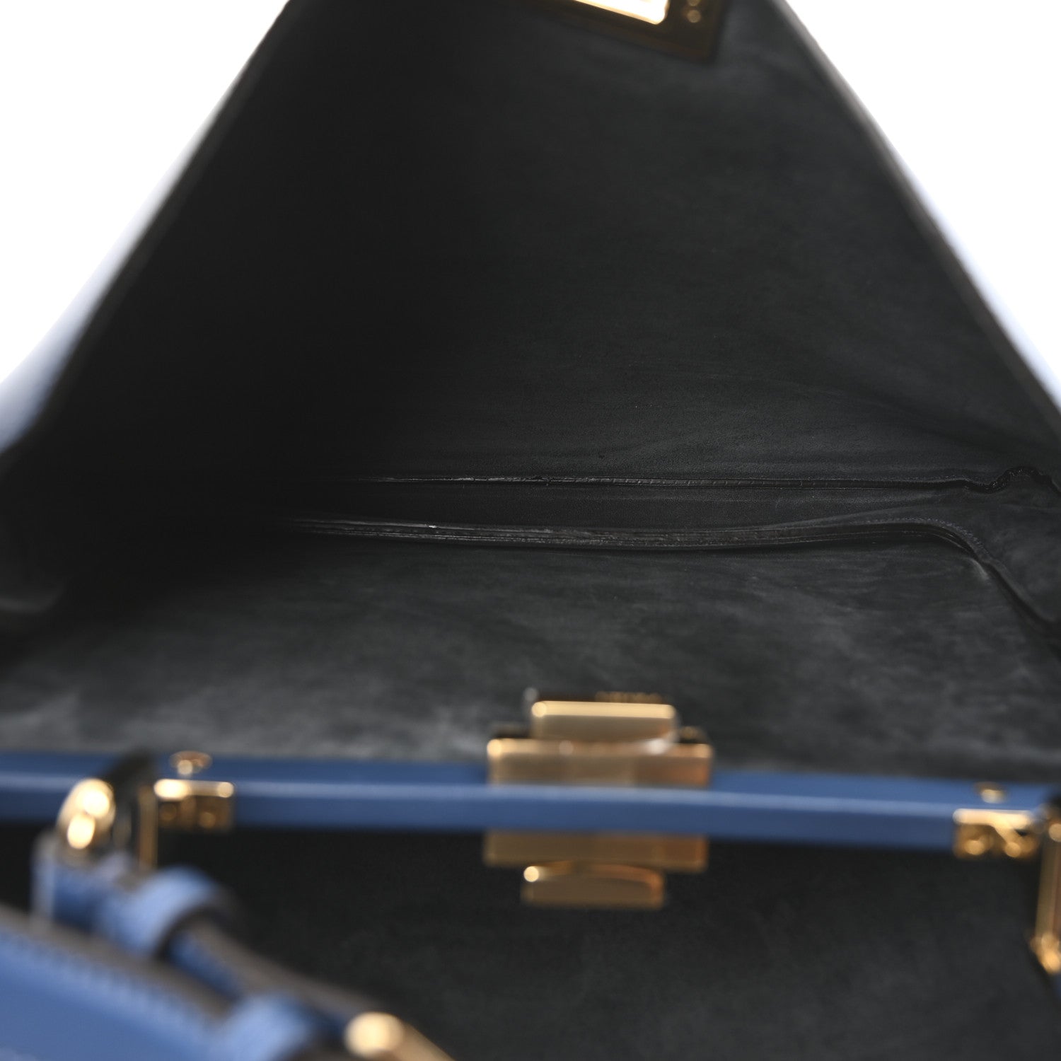 Fendi Vitello Large Soft Peekaboo Poseidon 5 of 9