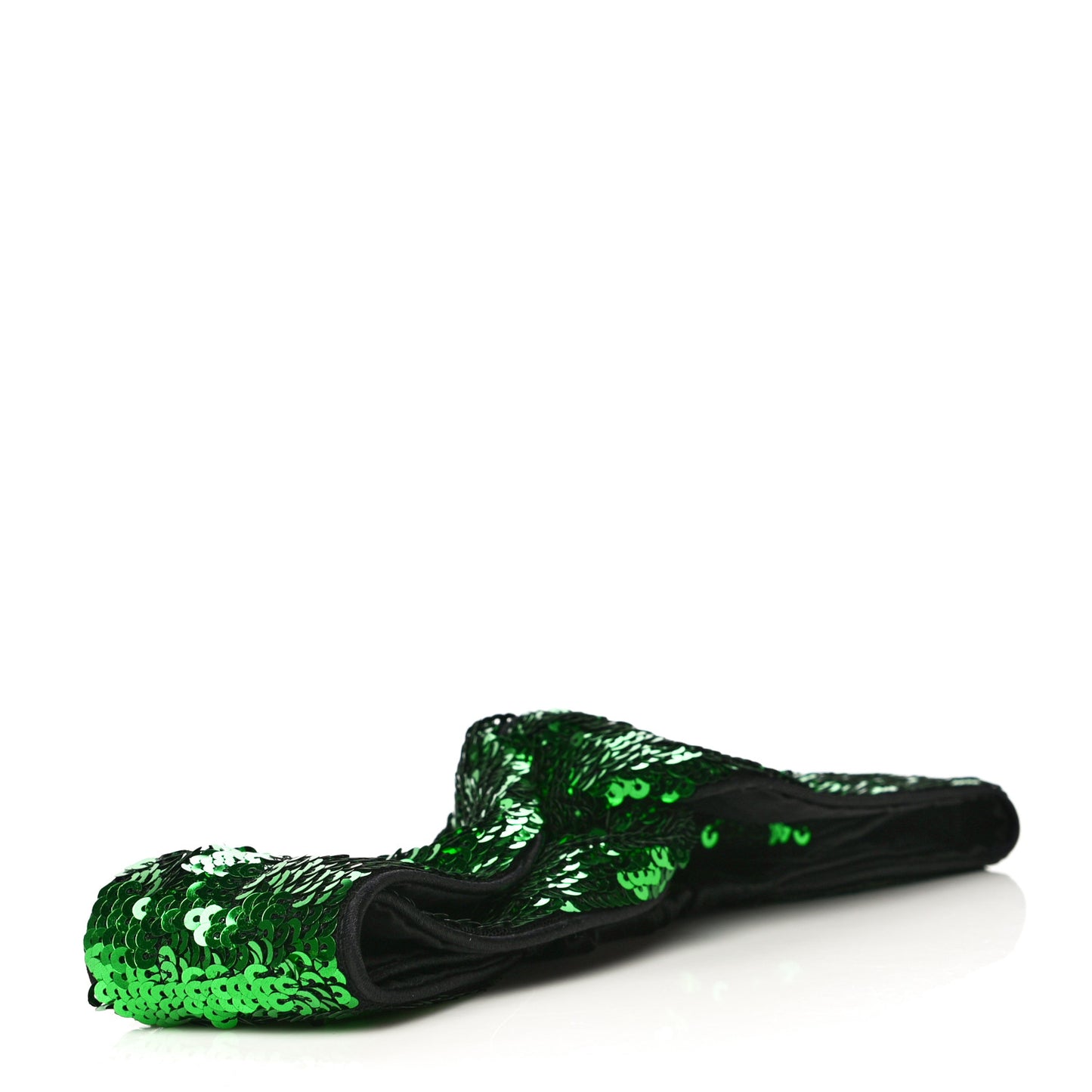 Sequin Brixy Knot Headband Green