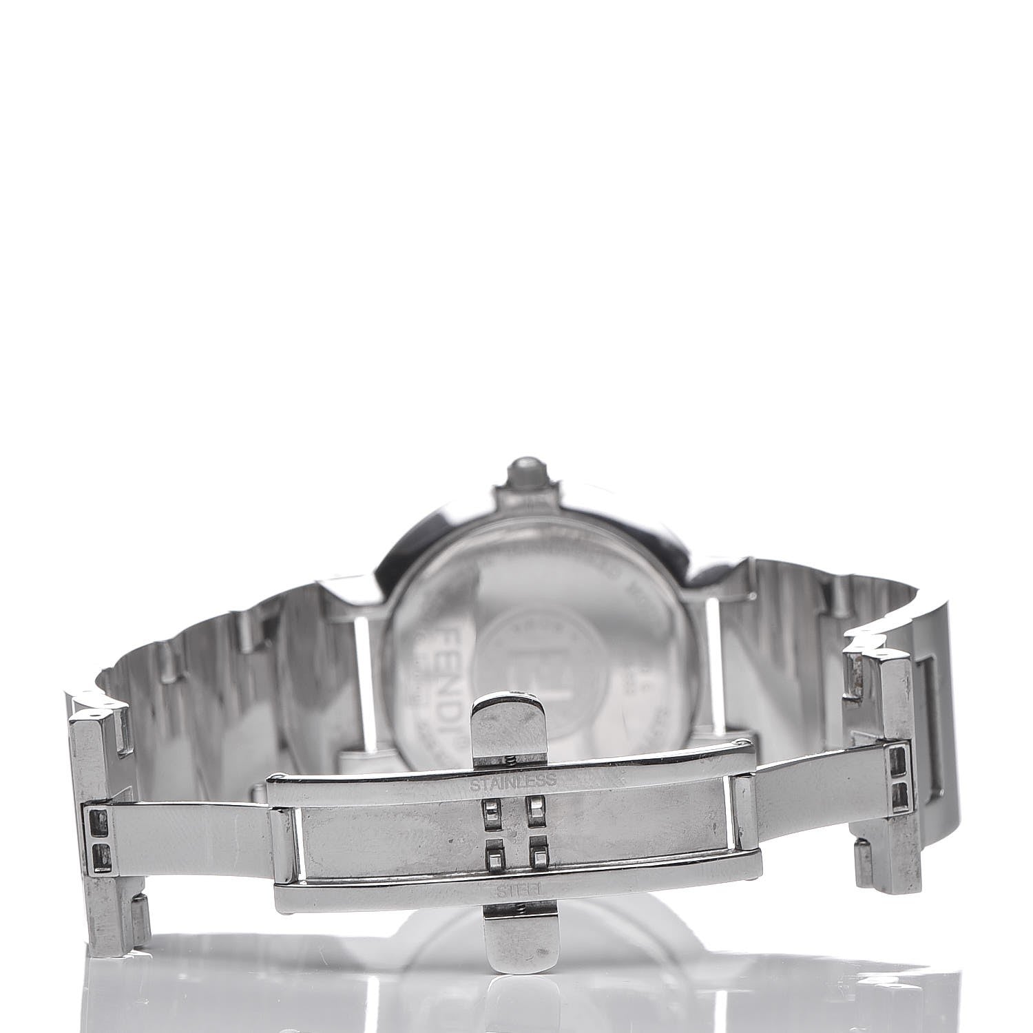 Fendi Stainless Steel 35mm Orologi Quartz Watch Black 6 of 9