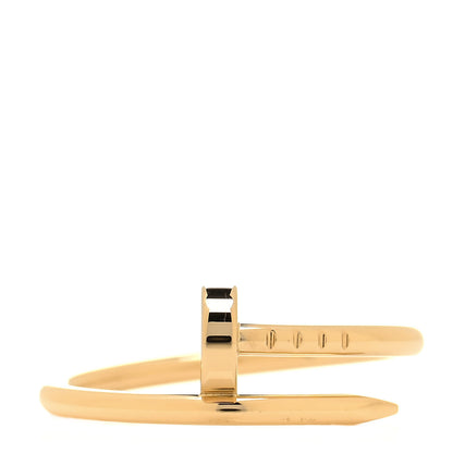 Cartier 18K Yellow Gold Small Juste Un Clou Ring 54 6.75 1 of 6