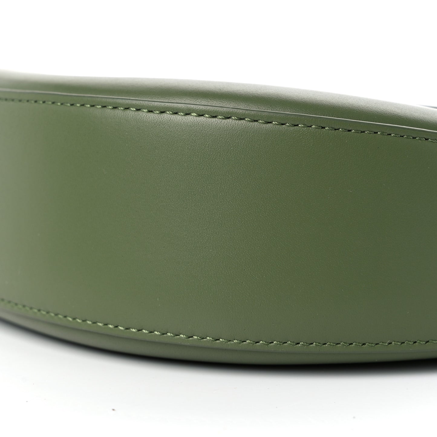 Satin Calfskin Jacquard Small Luna Bag Avocado Green
