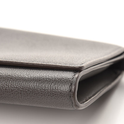 Alexander McQueen Calfskin Insignia Pouch Grey 8 of 9