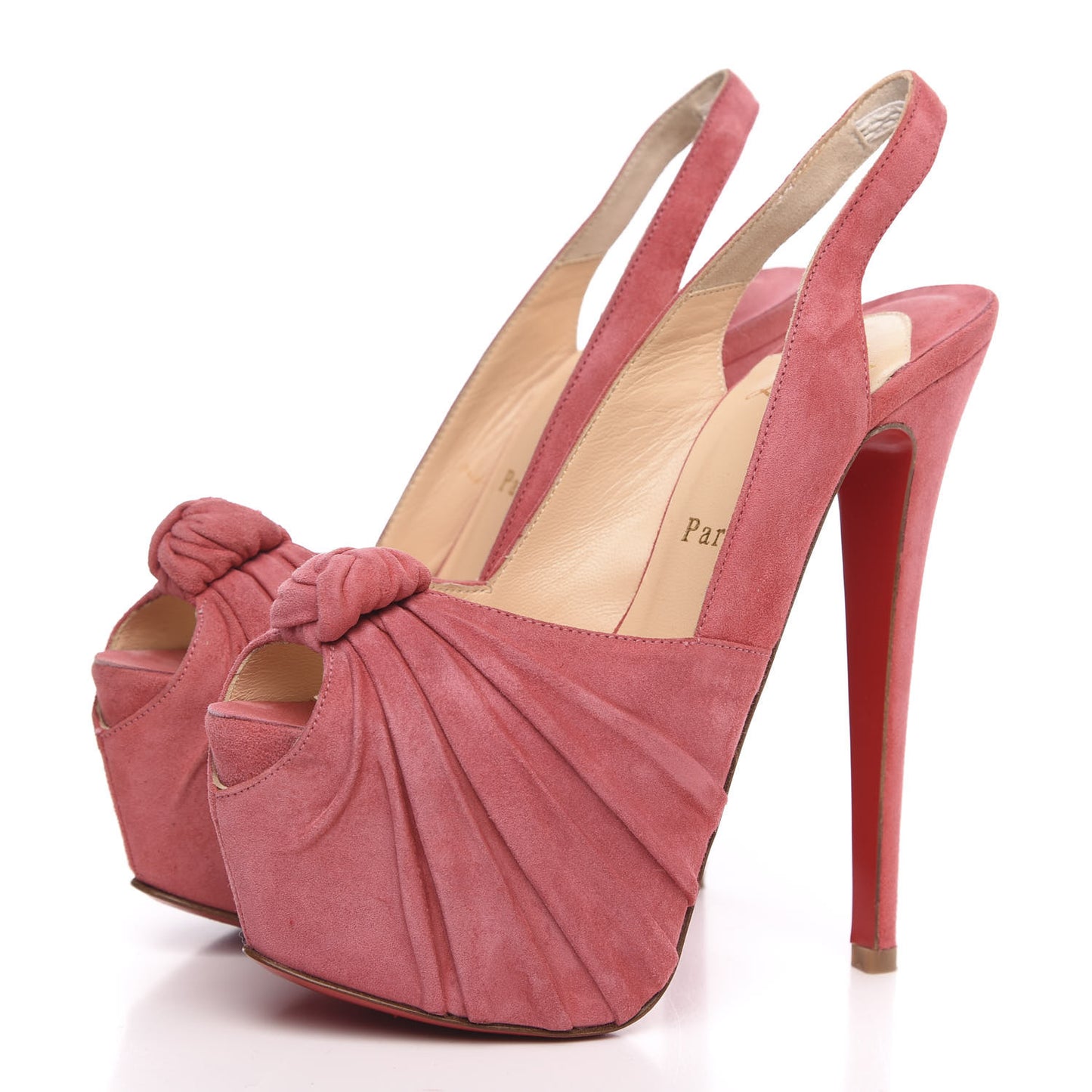 Veau Velours Miss Benin 160 Pumps 35.5 Rose Paris