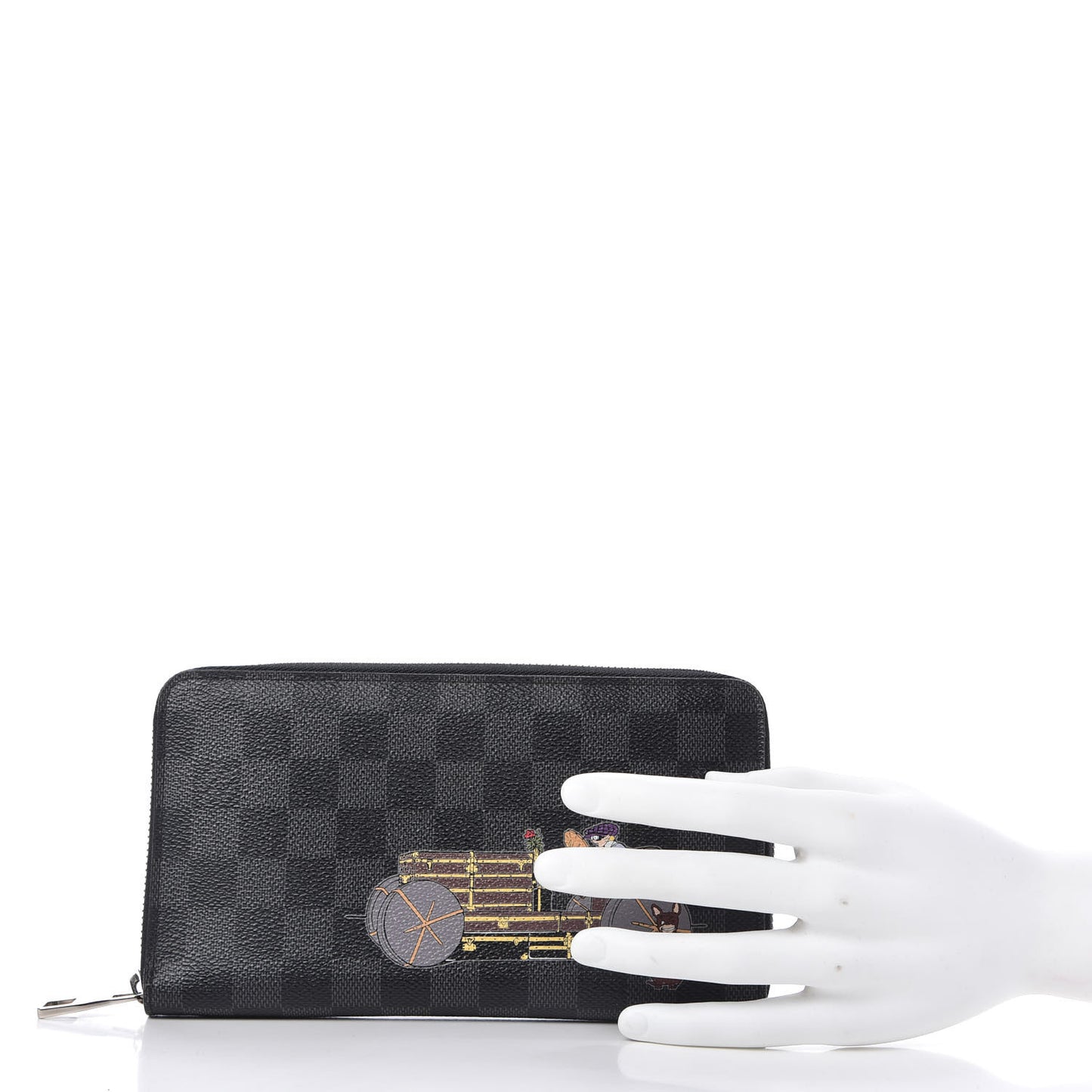 Damier Graphite Illustre Zippy Organizer Wallet