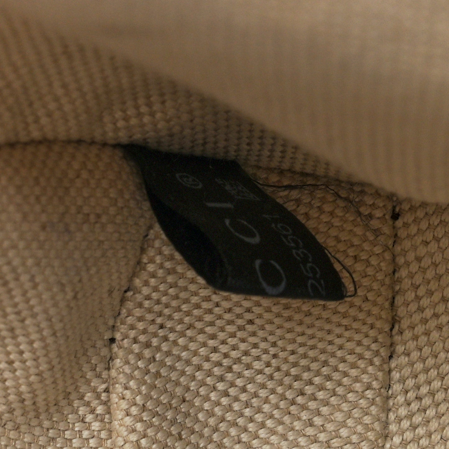GG Supreme Monogram Web Mini Horsebit 1955 Shoulder Bag Beige Brown Sugar