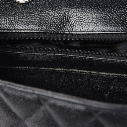 Chanel Caviar Jumbo Single Flap Black 8 of 15