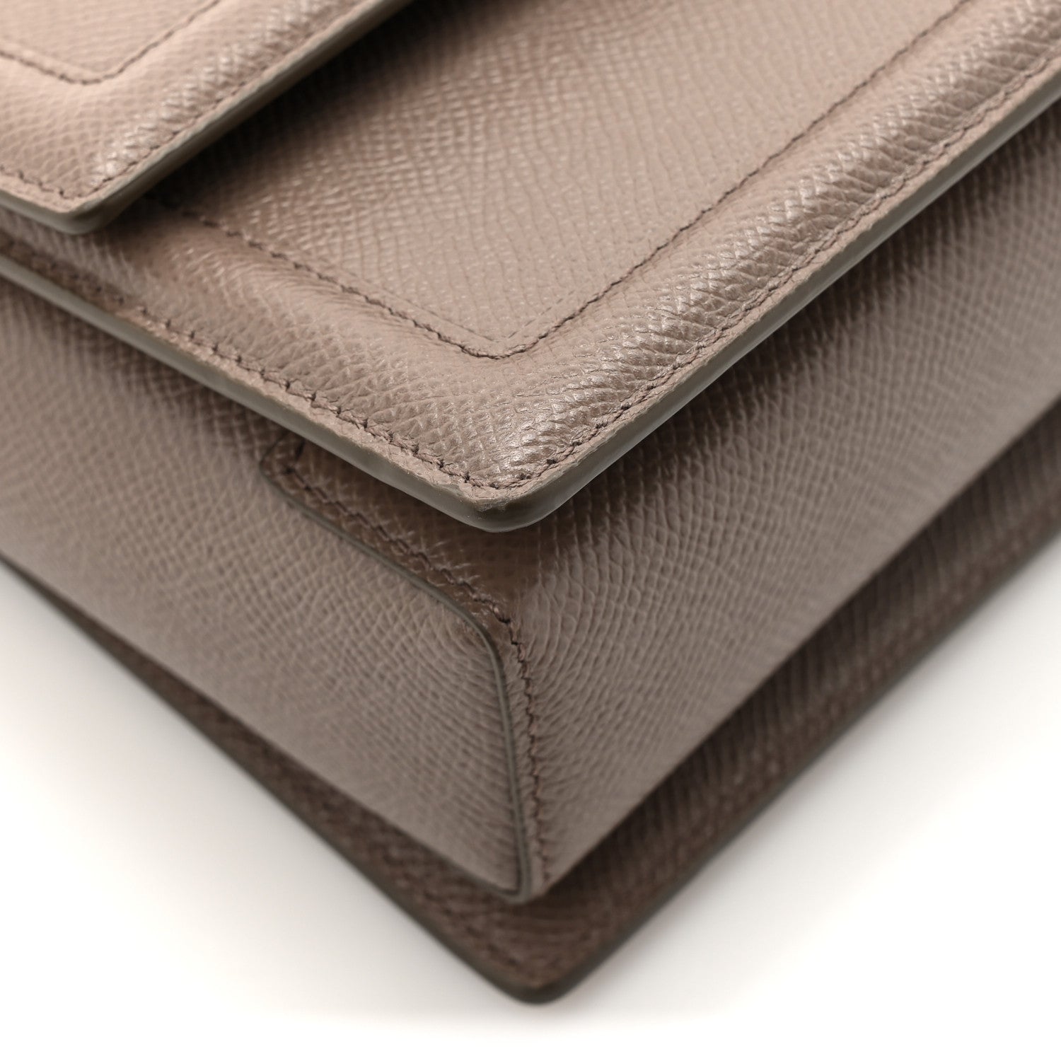 Salvatore Ferragamo Printed Calfskin Ginny Shoulder Bag Grey 11 of 11