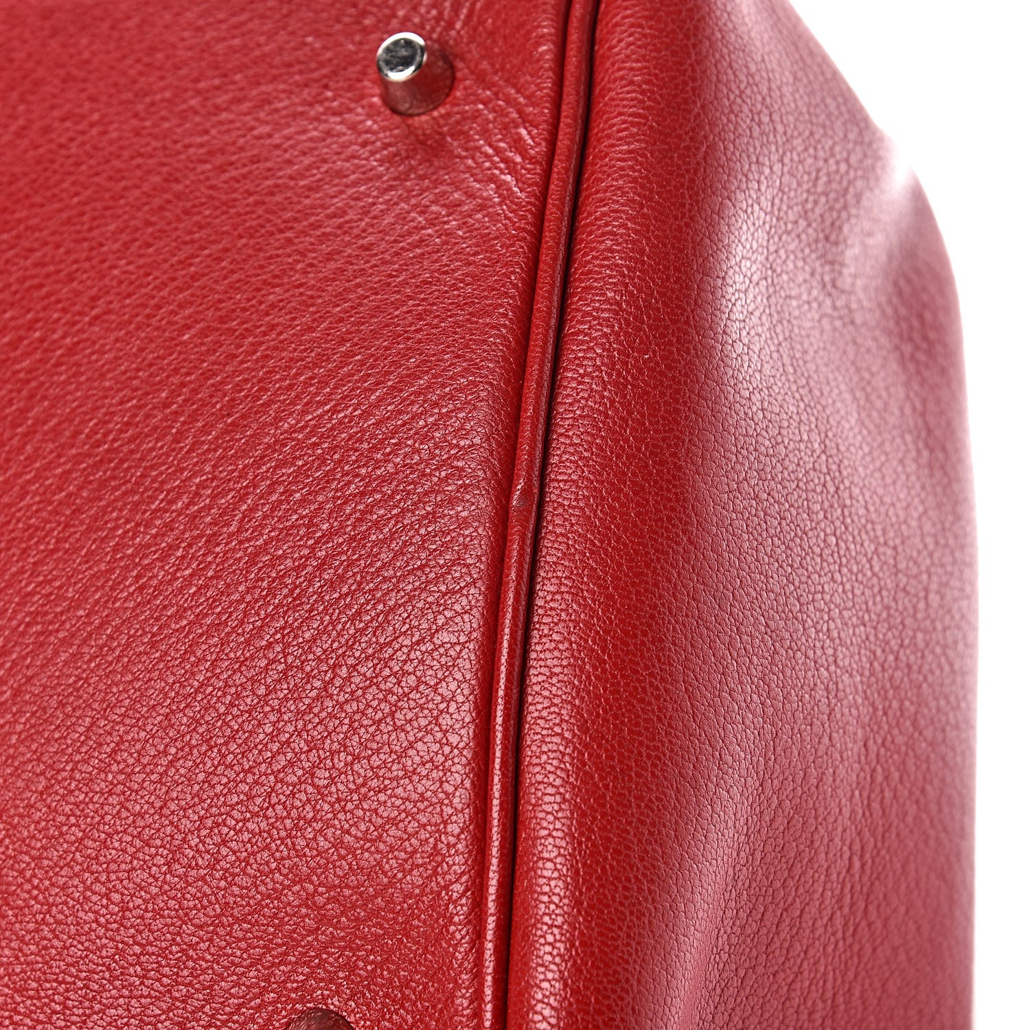 Prada Goatskin Cerniera Doctor Bag Rubino 13 of 14