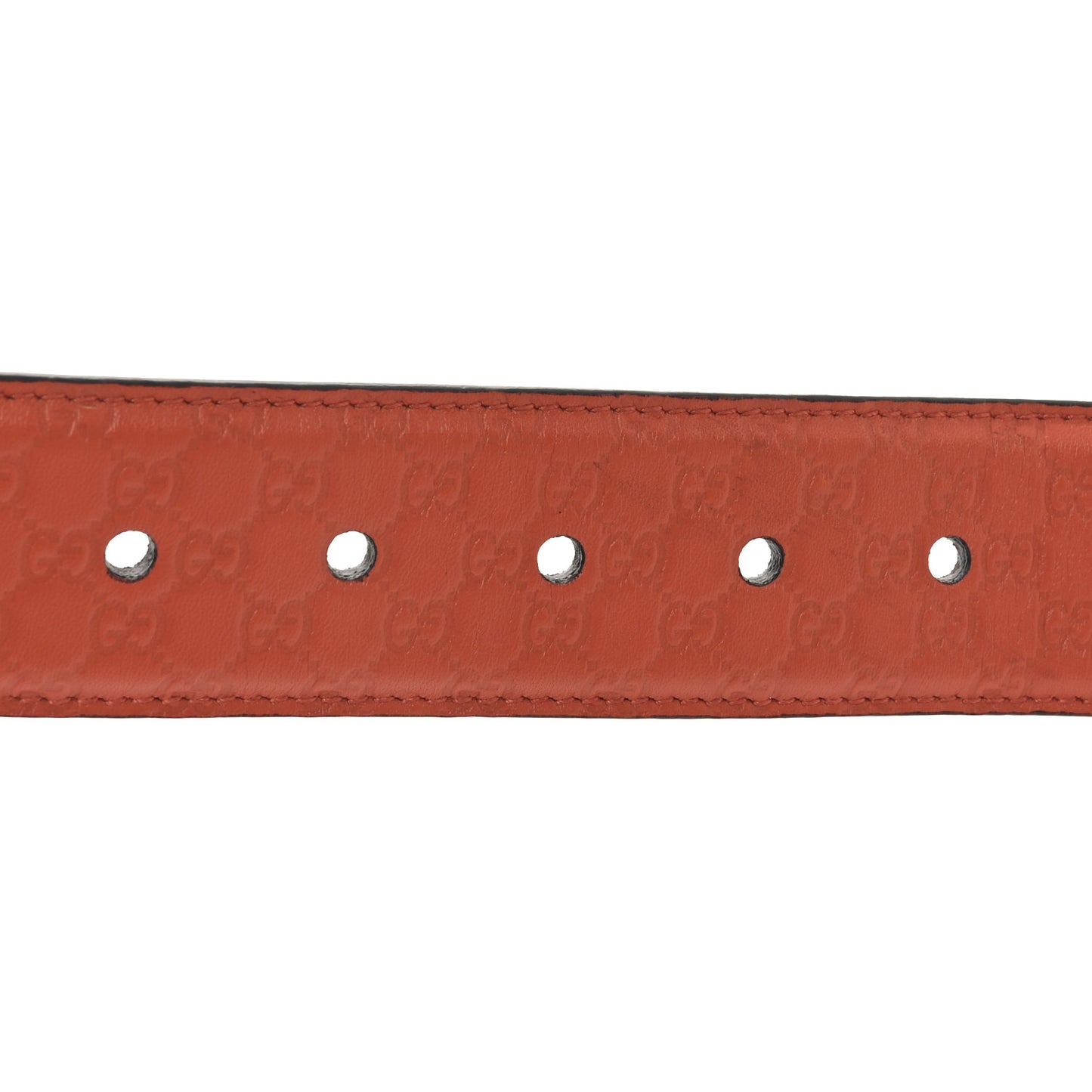 Soft Microguccissima 40mm Belt 80 32 Sun Orange