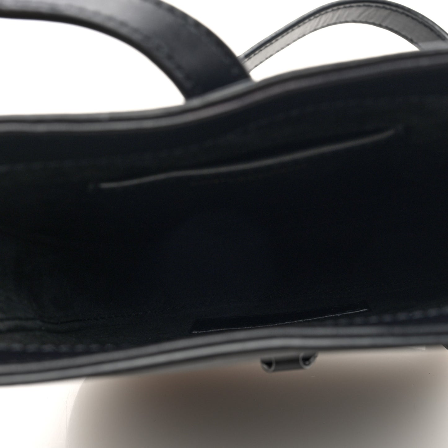 Smooth Calfskin Mini Le 5 A 7 Vertical Hobo Black