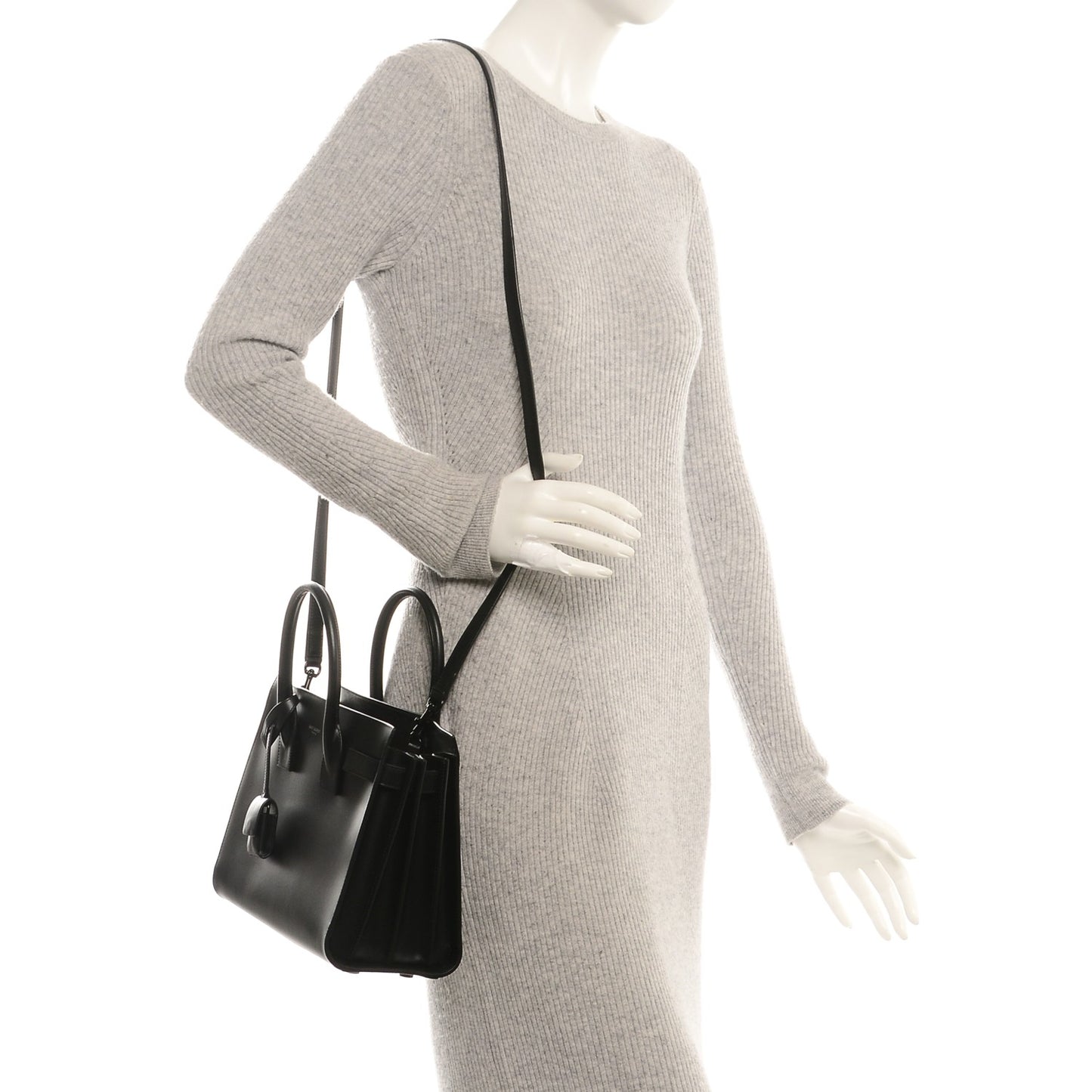 Calfskin Baby Sac De Jour Black