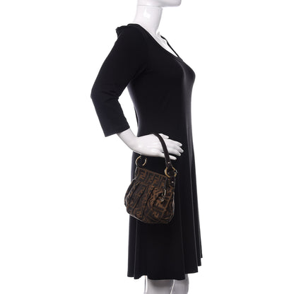 Fendi Zucca Mini Chef Hobo Tobacco 2 of 10