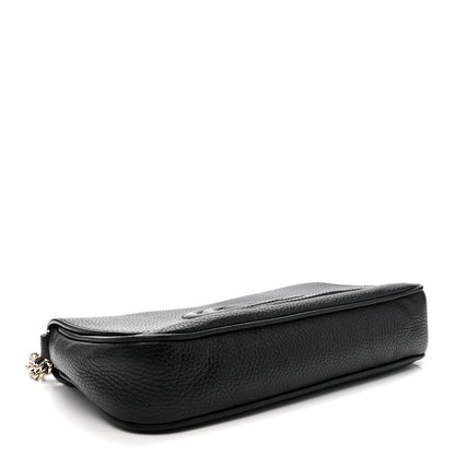Gucci Pebbled Calfskin Medium Soho Flap Crossbody Black 4 of 10