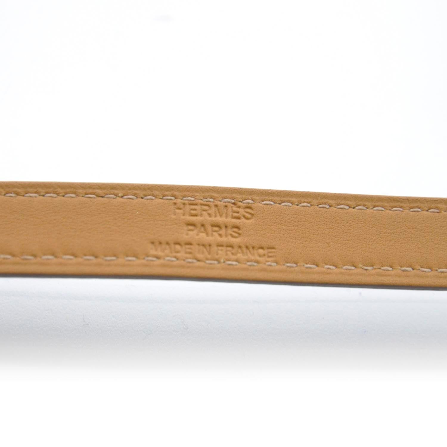 Hermes Epsom Kelly Double Tour Bracelet Crocus 3 of 6