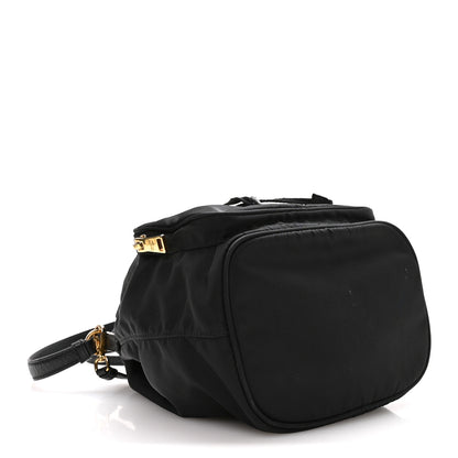 Prada Re-Nylon Saffiano Duet Bucket Crossbody Bag Black Black 3 of 11