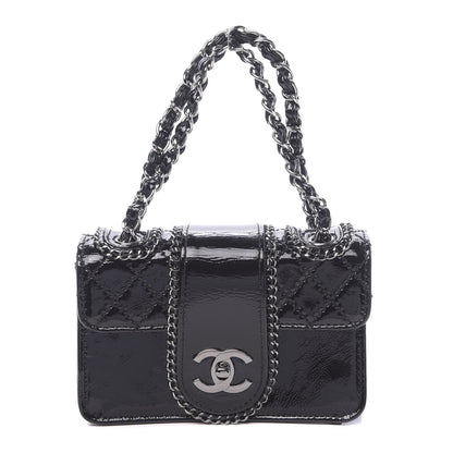 Chanel Patent Mini Madison Flap Black 1 of 11