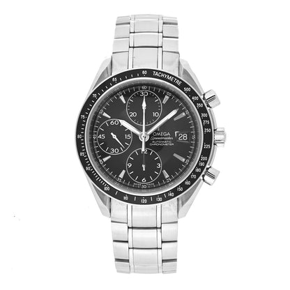 Omega Stainless Steel 40mm Speedmaster Date Automatic Watch Black 3210.50 1 of 4