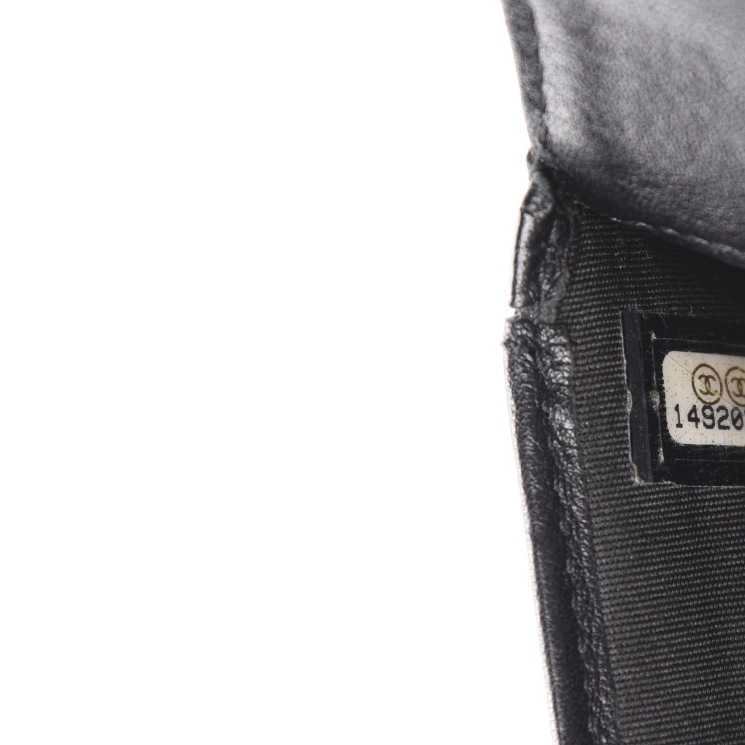 Chanel Caviar Sevruga CC Large Gusset Flap Wallet Black 10 of 11
