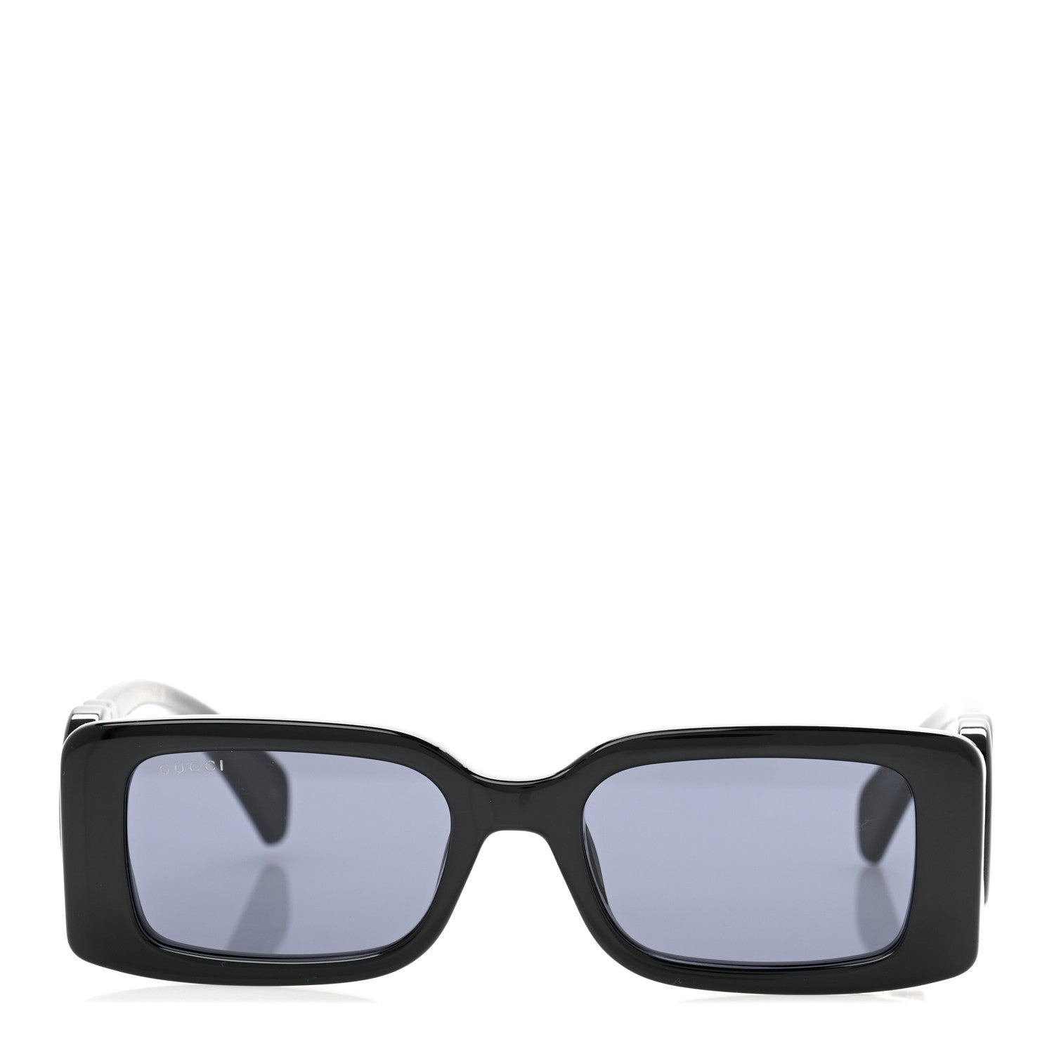 Gucci Acetate Chaise Rectangle Frame Sunglasses GG1325S Black 2 of 9