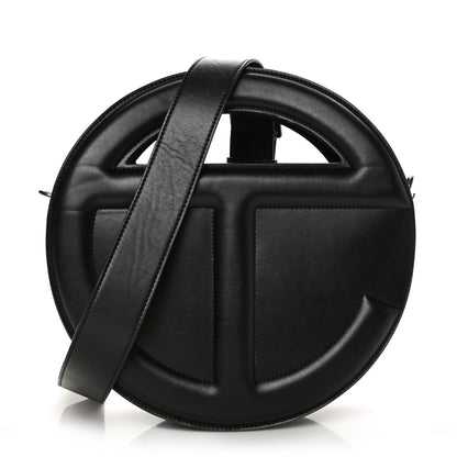 Telfar Vegan Leather Round Circle Bag Black 1 of 5