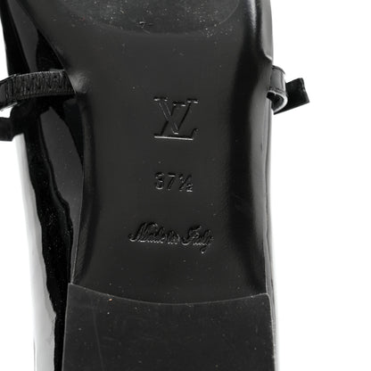 Louis Vuitton Patent Uniformes Ballerina Flat 37.5 Black 7 of 7