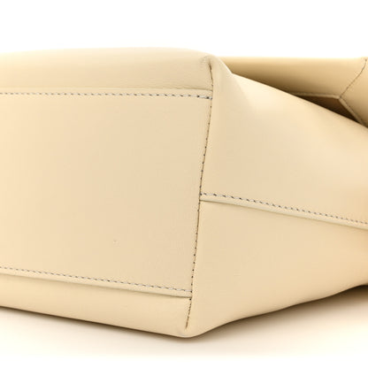 Jacquemus Smooth Calfskin Le Rond Carre Shoulder Bag Light Ivory 9 of 14