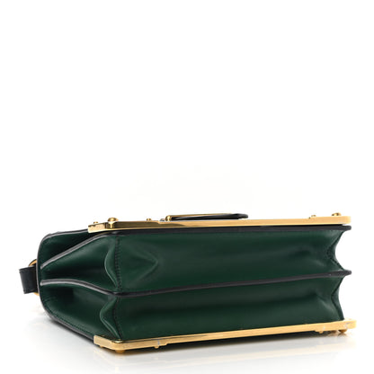 Prada City Calf Saffiano Cahier Bag Biliardo Black 4 of 10