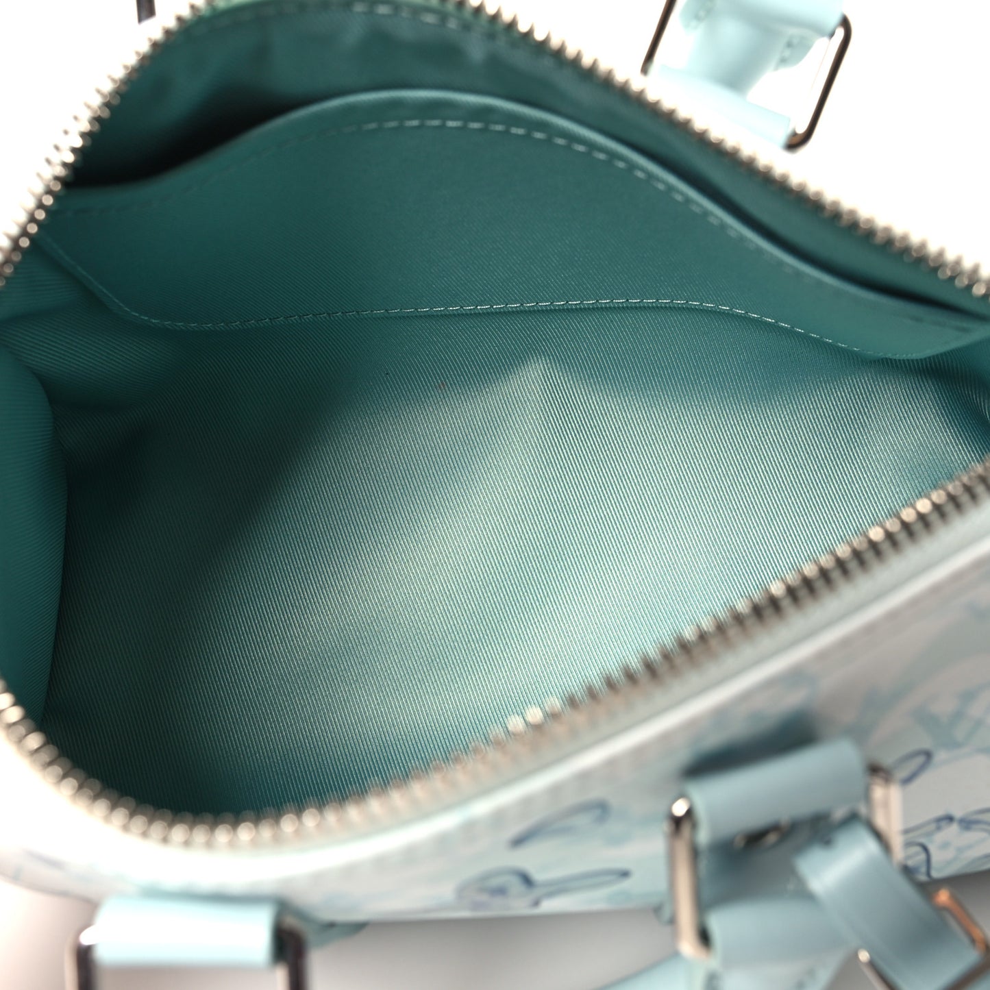 Monogram Aquagarden Keepall Bandouliere 25 Crystal Blue