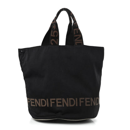 Fendi FF Canvas Bucket Bag Black 1 of 13