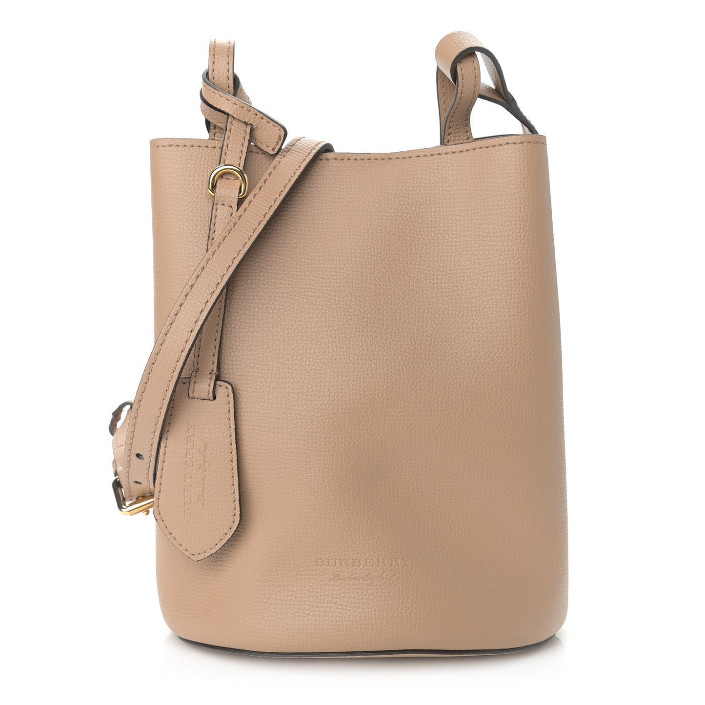 Haymarket Check Colours Small Lorne Bucket Crossbody Beige