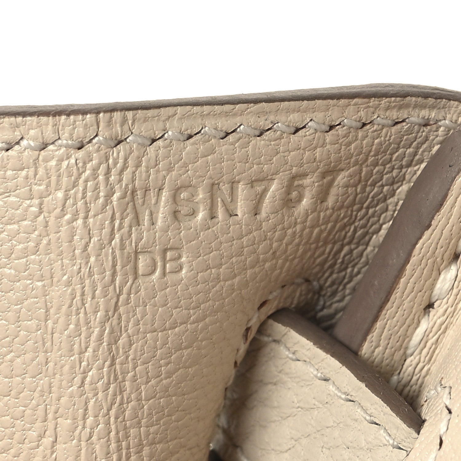 Hermes Togo Birkin 25 Craie 7 of 13