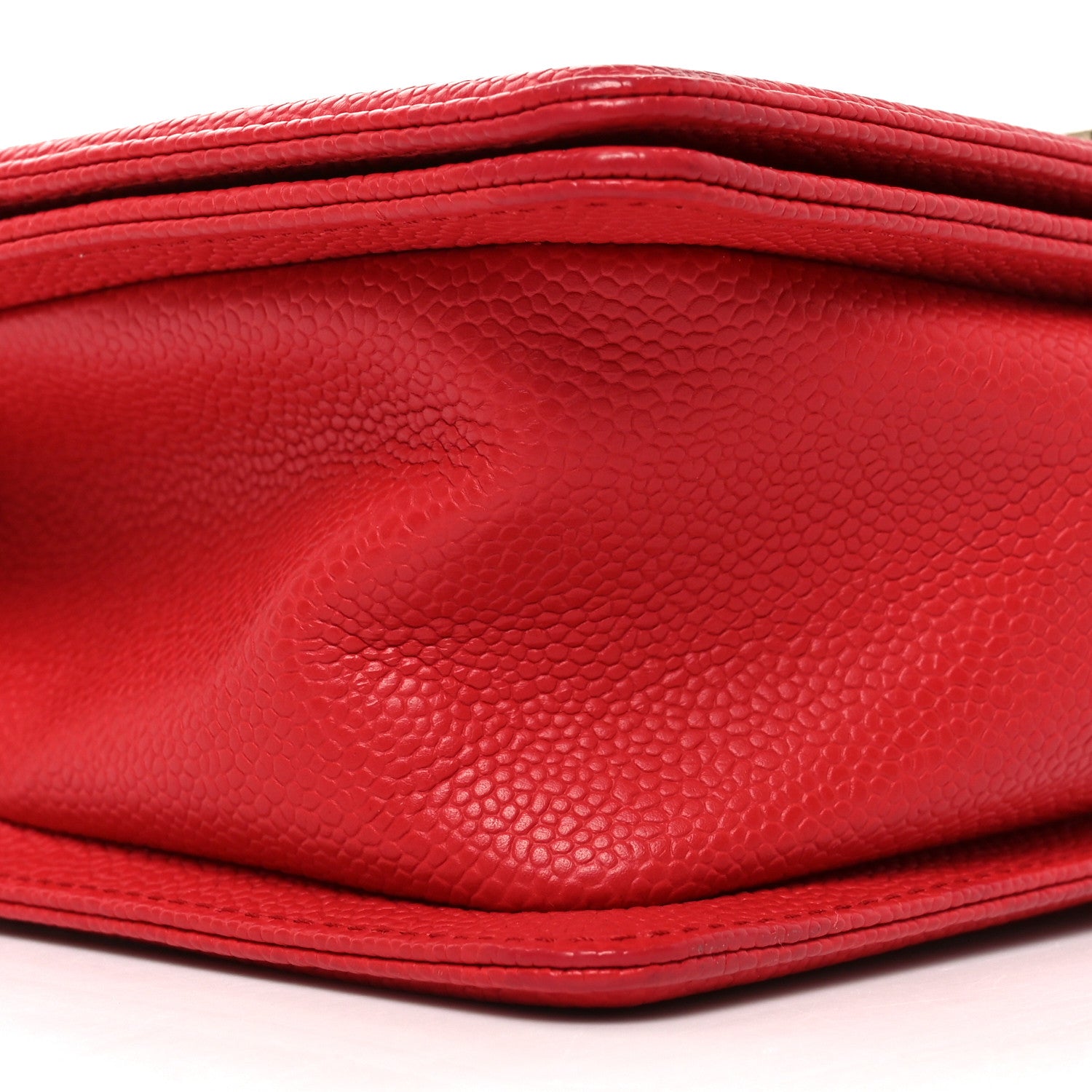 Chanel Caviar Quilted Medium Boy Flap Red 9 of 11