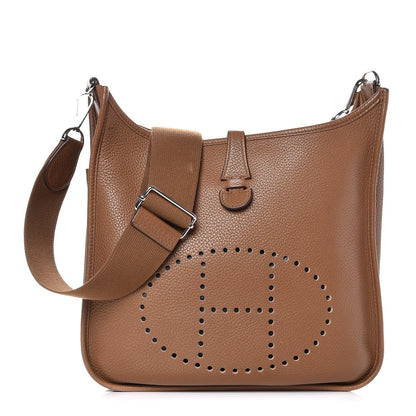 Hermes Taurillon Clemence Evelyne III PM Alezan 1 of 9