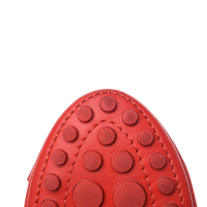Louis Vuitton Calfskin Oxford Ballerina Flats 37 Red 14 of 16