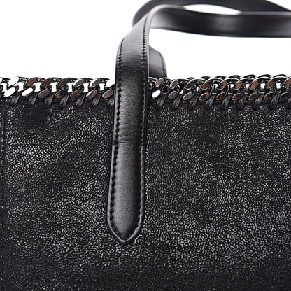 Stella McCartney Shaggy Deer Falabella East West Shopper Tote Black 10 of 13