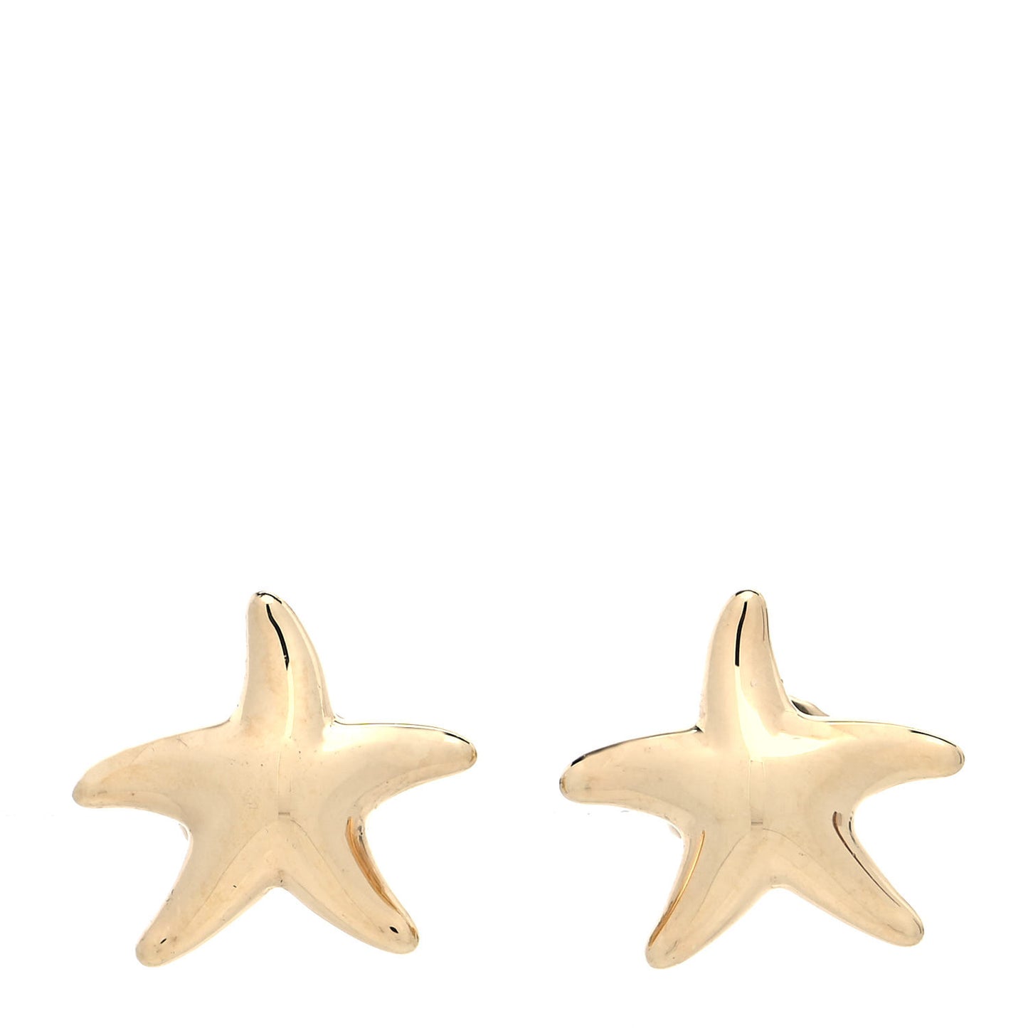 18K Yellow Gold 12mm Elsa Peretti Starfish Earrings