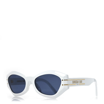 Christian Dior Acetate DiorSignature B1U Butterfly Sunglasses White 1 of 11