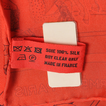 Hermes Silk Dip Dye Carre En Carres Scarf 90 Geranium Framboise Rouge 6 of 7