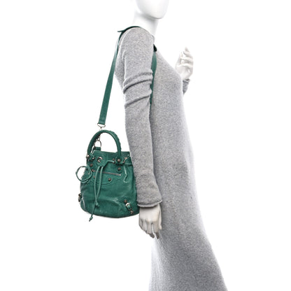 Balenciaga Agneau Giant 12 Silver Hardware Mini Pompon Sauge 2 of 11
