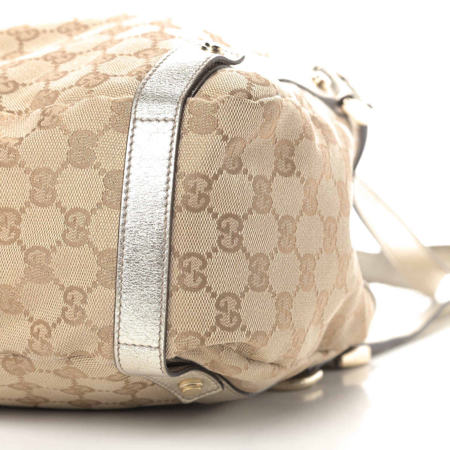 Gucci Monogram Medium Abbey Shoulder Bag Gold 6 of 12