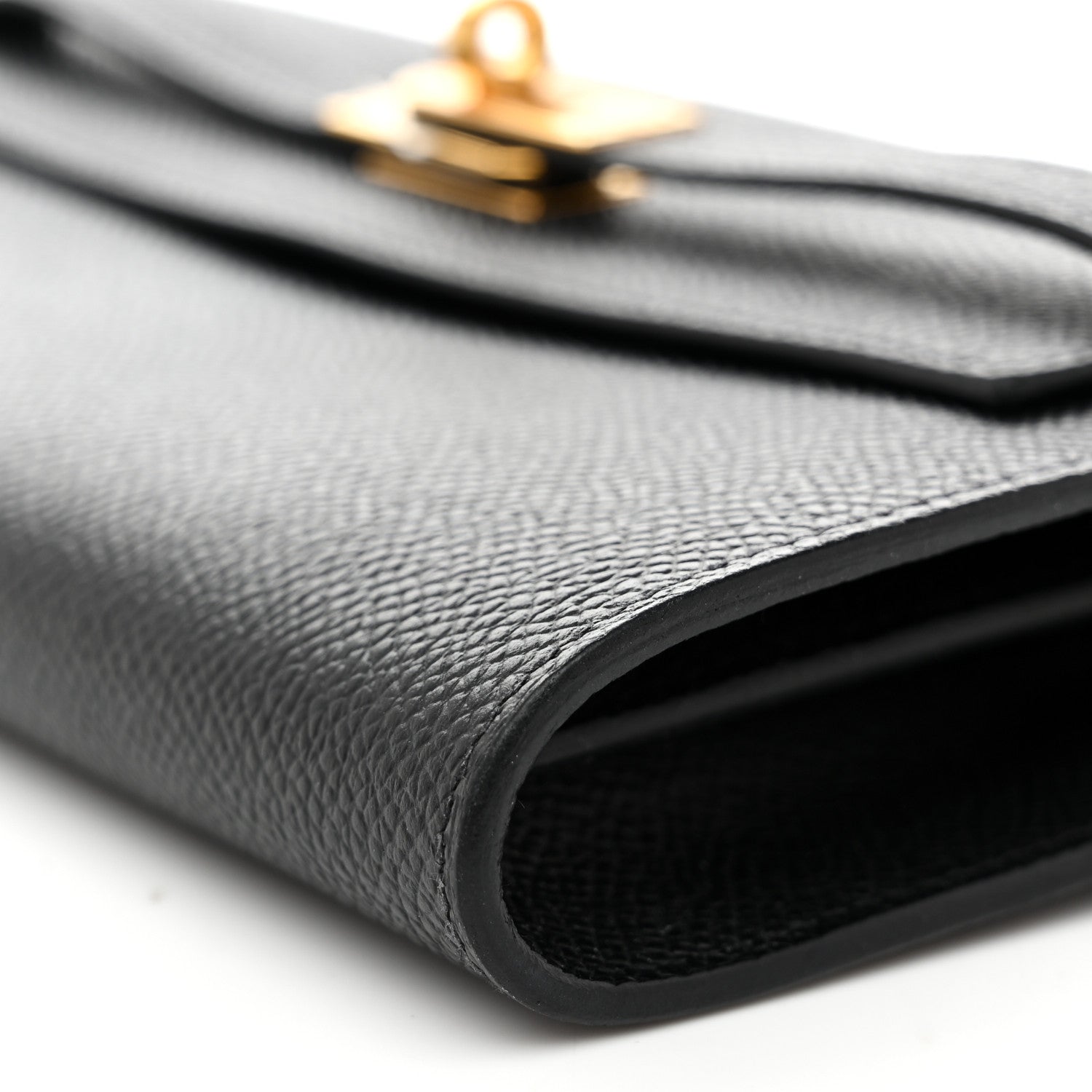 Hermes Epsom Kelly Wallet To Go Black 10 of 11