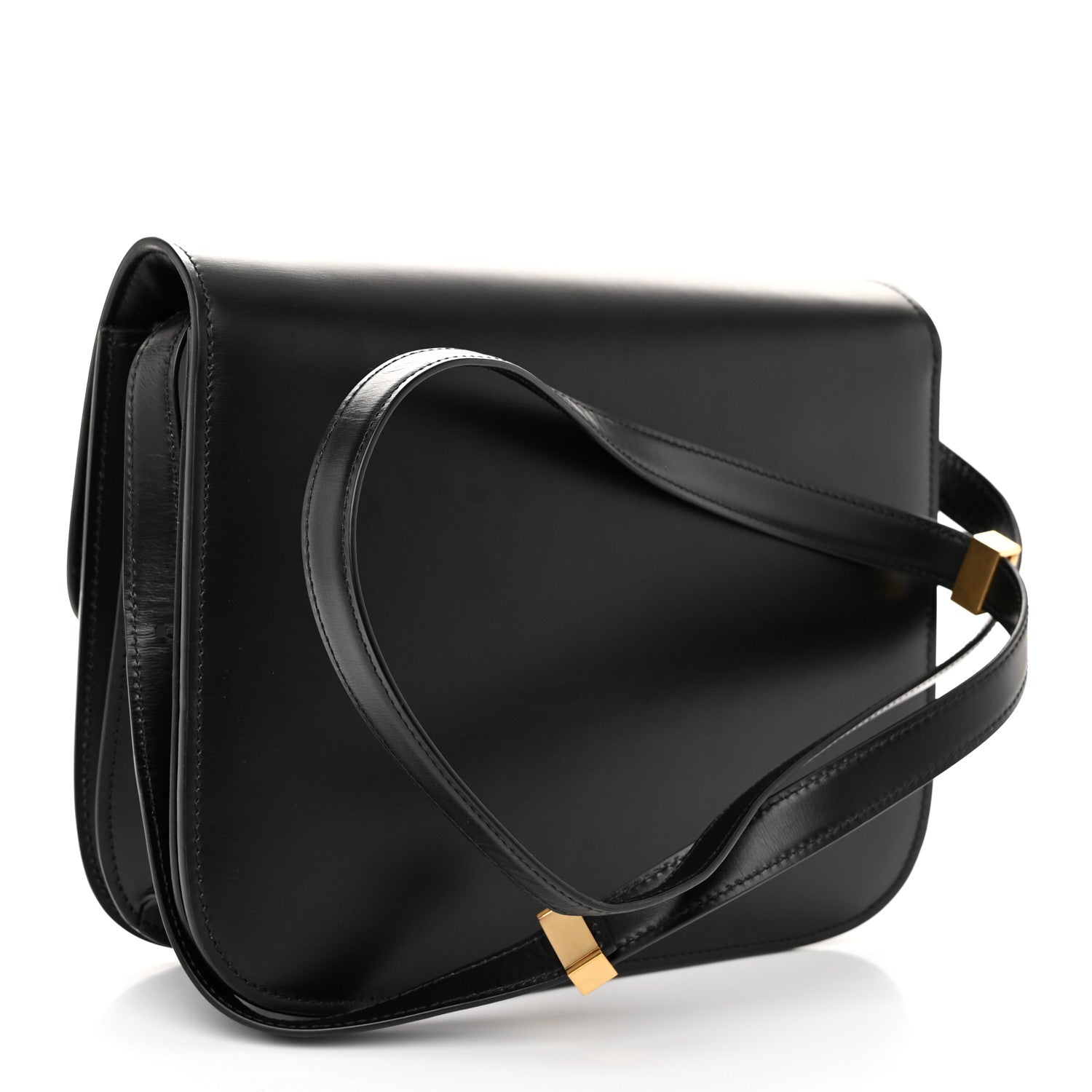 Celine Liege Calfskin Medium Classic Box Flap Bag Black 3 of 9